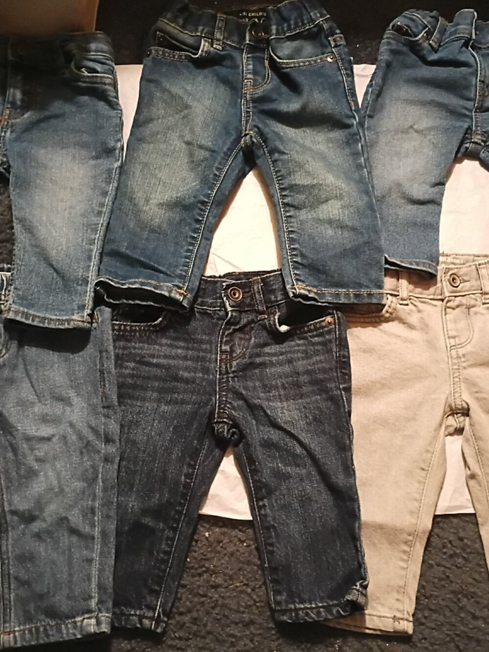 Boys 6-9 mo 6 piece Brand name denim Lot excellent like new condition
